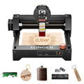 LONGER RAY5 Mini Laser Engraver 2.5W, 12,000mm/min, 0.04mm Precision, 130*140mm Working Area, LightBurn/LaserGRBL,300+ Materials