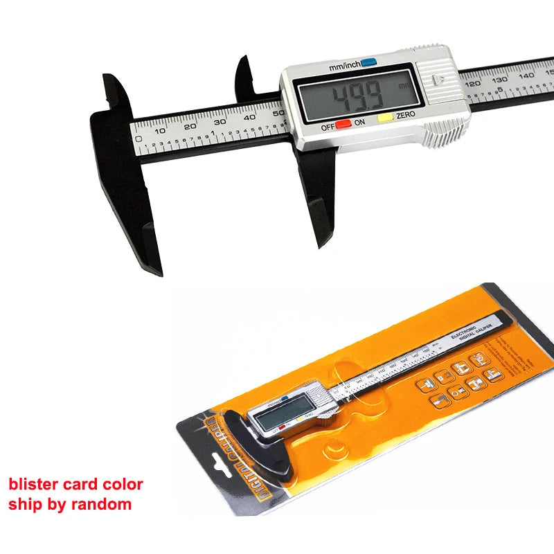 6-Inch 150mm digital calipers carbon steel Electronic Digital Vernier Caliper Metal Micrometer carbon fiber Measuring tool
