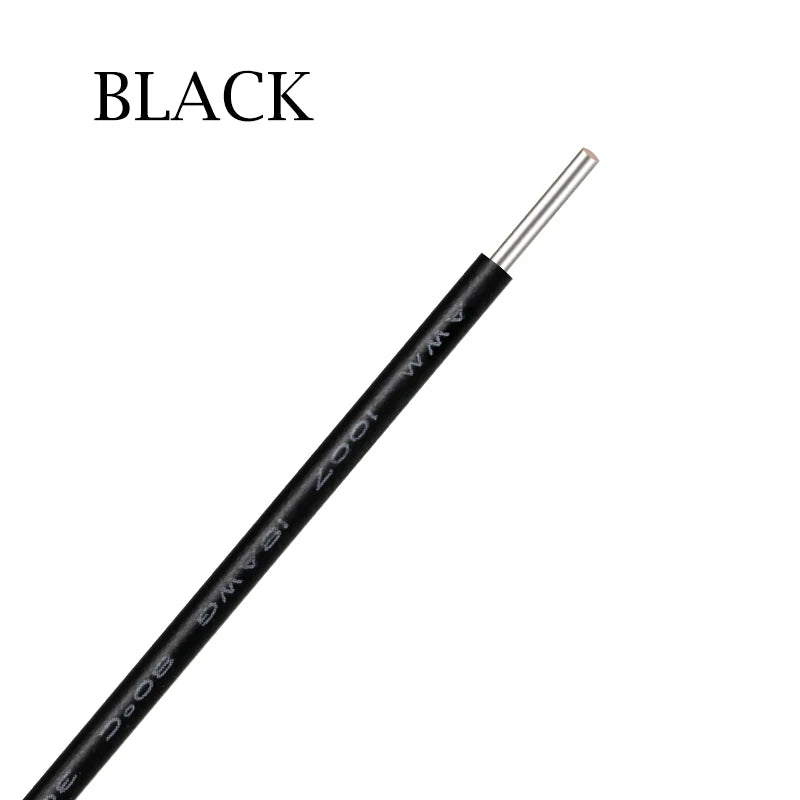 2~50m Copper Wire LED Cable 26 24 22 20 18 16 14 AWG Solid Line PVC Insulation Tinned Plating Single Core 1007 Electric Line