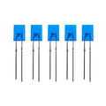 100PCS Square LED Light Emitting Diode 2*5*7mm LED Diode Red Yellow Green Blue White Diodes 2x5x7mm for DIY Electronic Kit