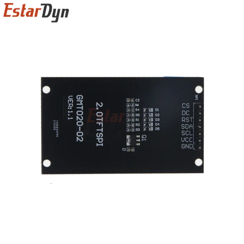 2.0 inch TFT Display240RGBx320 Dot-Matrix SPI Interface for Arduino Full Colour Display Module