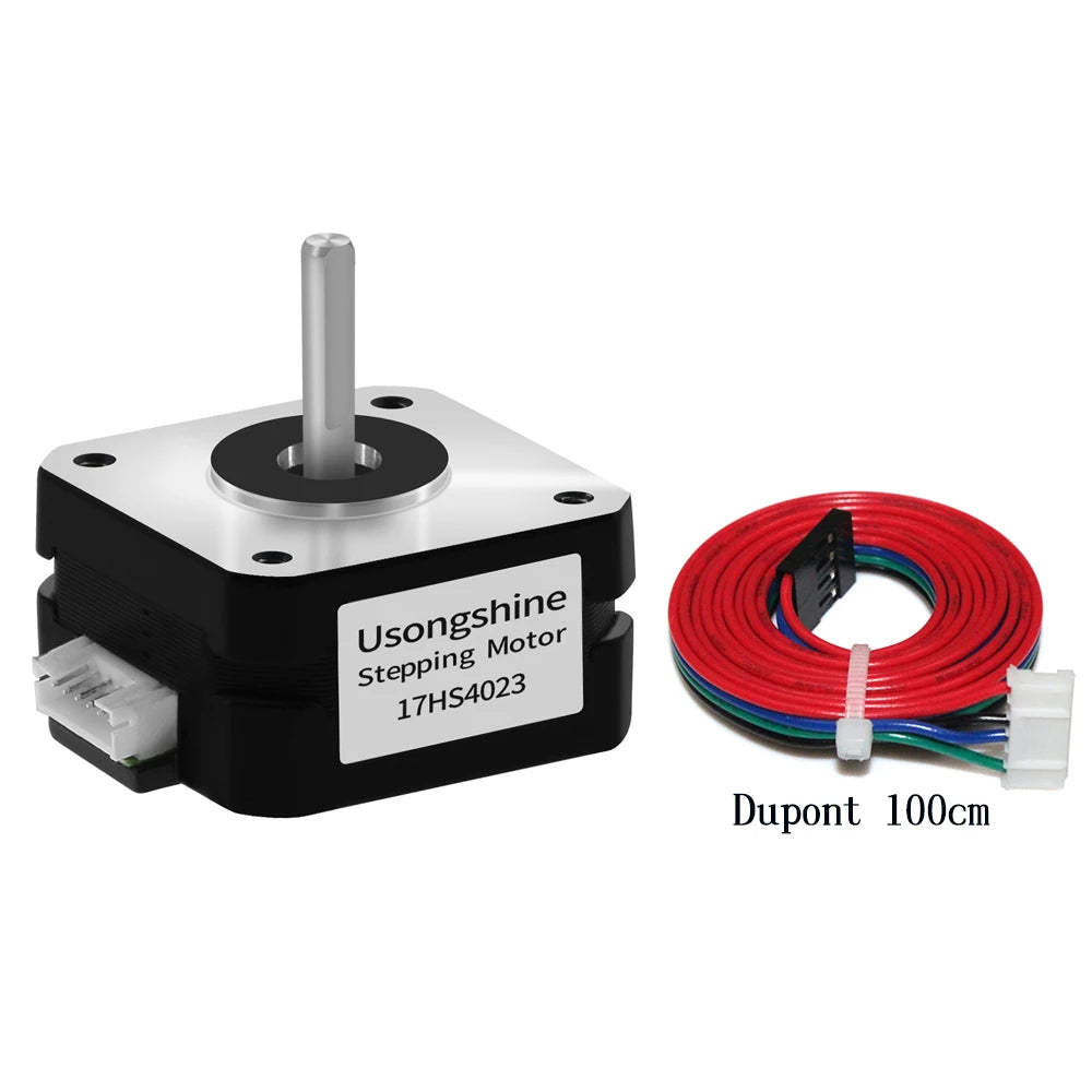 Usongshine Nema17 Stepper Motor 17HS4023 42BGYH 4-lead 1.0A 13N.cm For CNC Laser Engraving machine 3D Printer