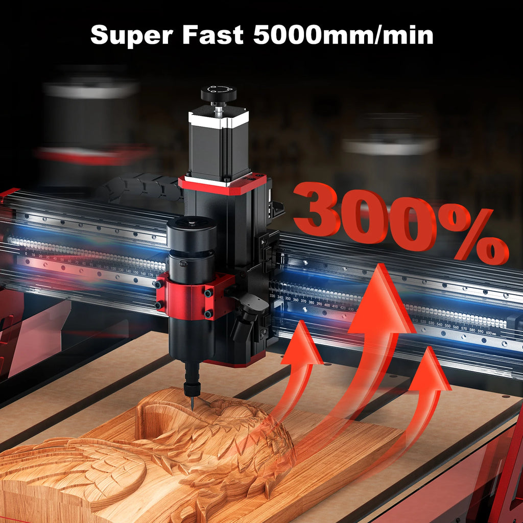 Twotrees TTC6050 CNC Router Cutter Laser Engraving Cutting Machine for Metal Wood Acrylic UK