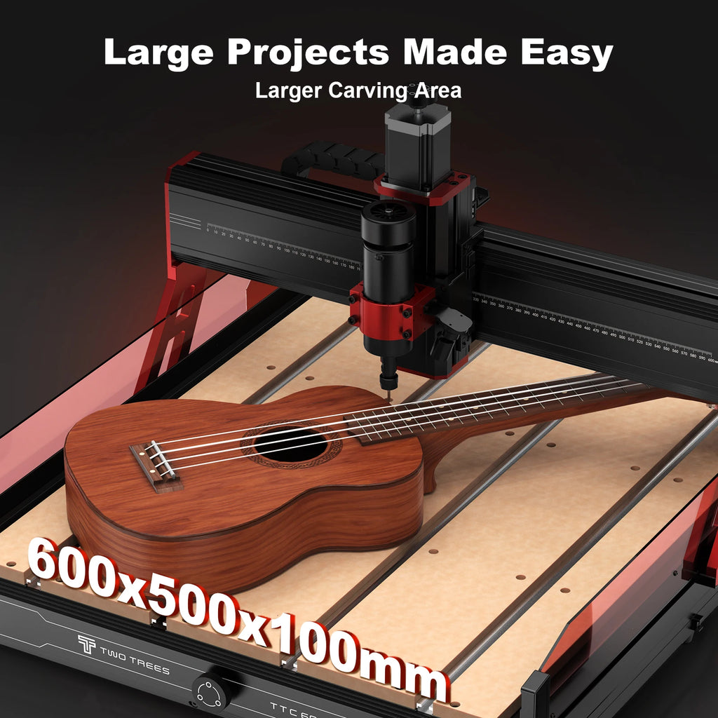 Twotrees TTC6050 CNC Router Cutter Laser Engraving Cutting Machine for Metal Wood Acrylic UK