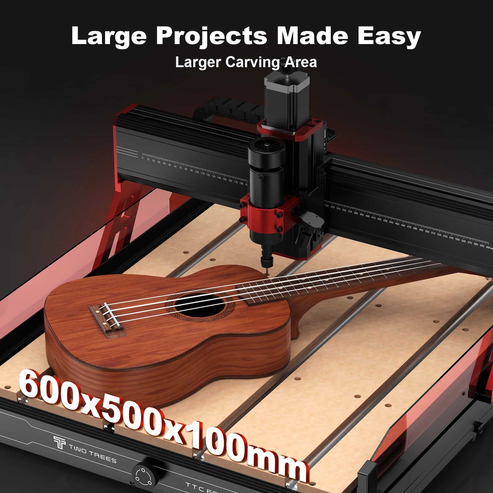 Twotrees TTC6050 CNC Router Cutter Laser Engraving Cutting Machine for Metal Wood Acrylic UK
