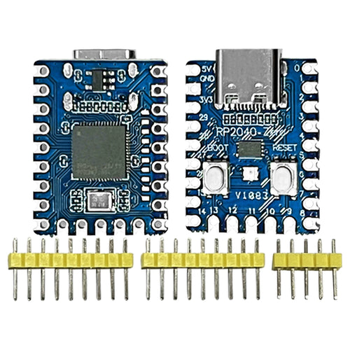 1-10PCS RP2040-Zero RP2040 for Raspberry Pi Microcontroller PICO Development Board Dual-core Cortex M0+ Processor 2MB Flash XCW