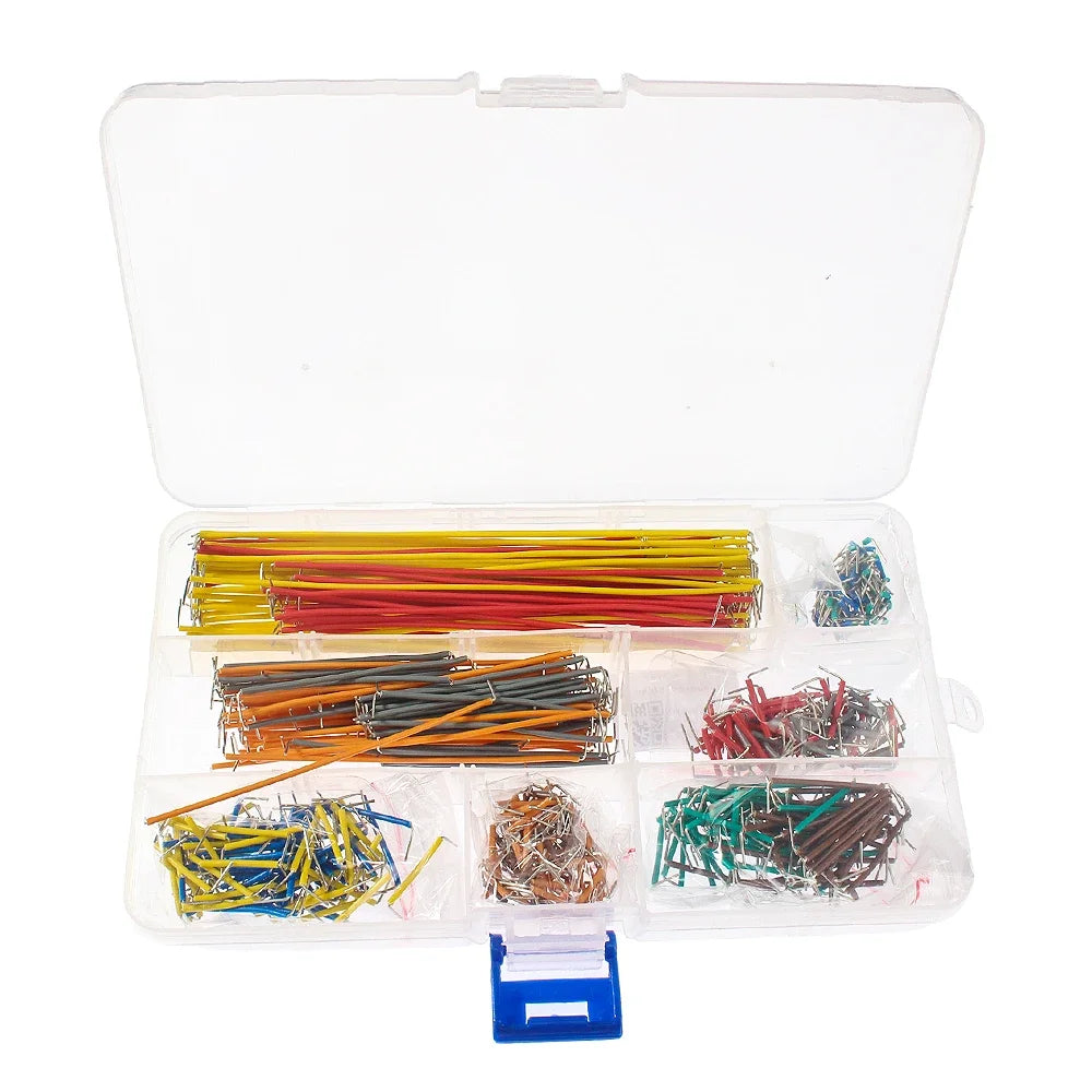 140-840Pcs Preformed Breadboard Jumper Wire Kit 14 Lengths Assorted for Breadboard Prototyping Circuits DIY Electronic Kit