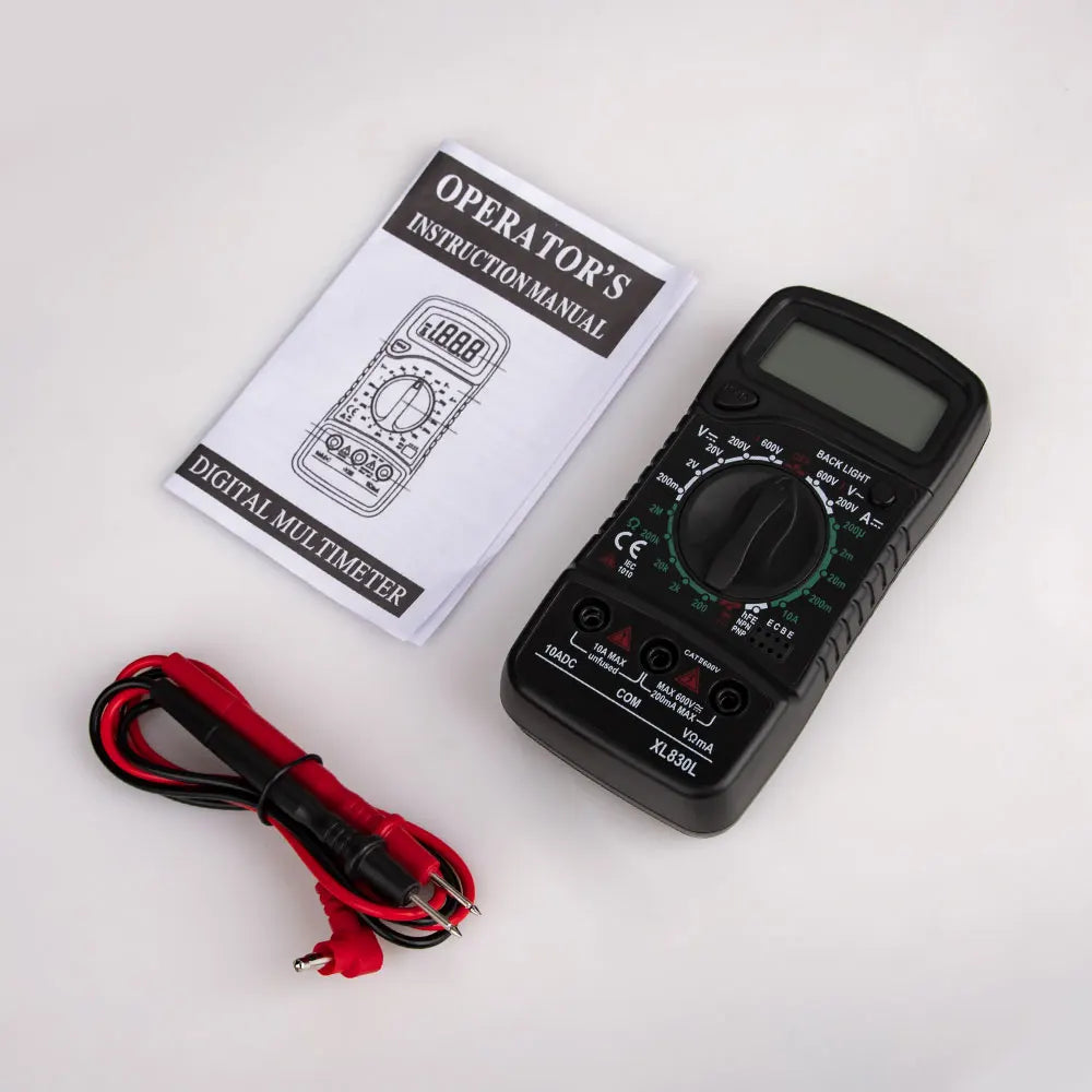 XL830L Digital Multimeter Esr Meter Testers Automotive Electrical Dmm Transistor Peak Tester Meter Capacitance Meter