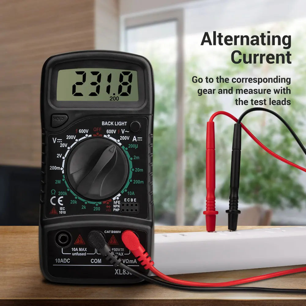 XL830L Digital Multimeter Esr Meter Testers Automotive Electrical Dmm Transistor Peak Tester Meter Capacitance Meter