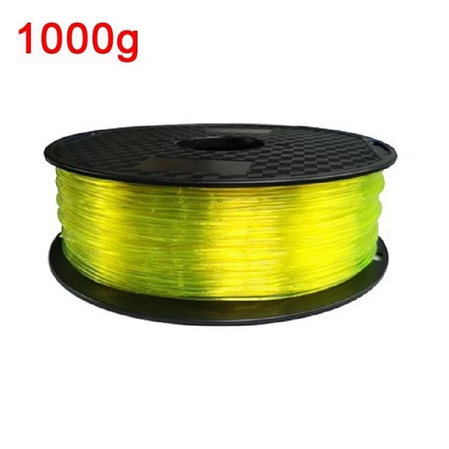 Flexible Filament TPU 1.75mm 1KG 3D Filament TPU Printing Material Transparent Filament Turquoise For 3D Printer TPU Filamento