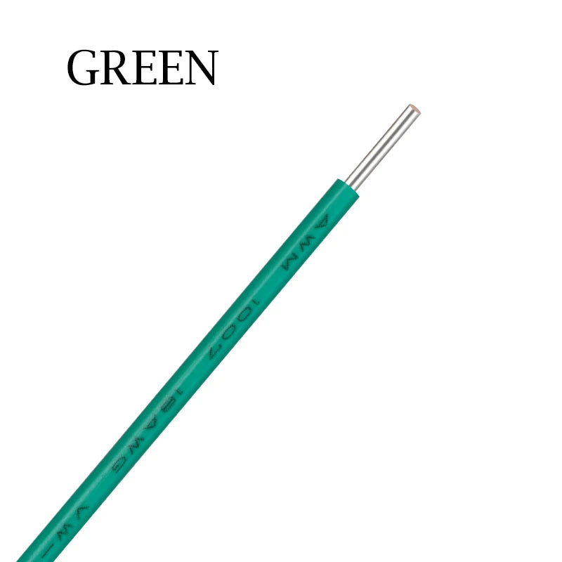 2~50m Copper Wire LED Cable 26 24 22 20 18 16 14 AWG Solid Line PVC Insulation Tinned Plating Single Core 1007 Electric Line