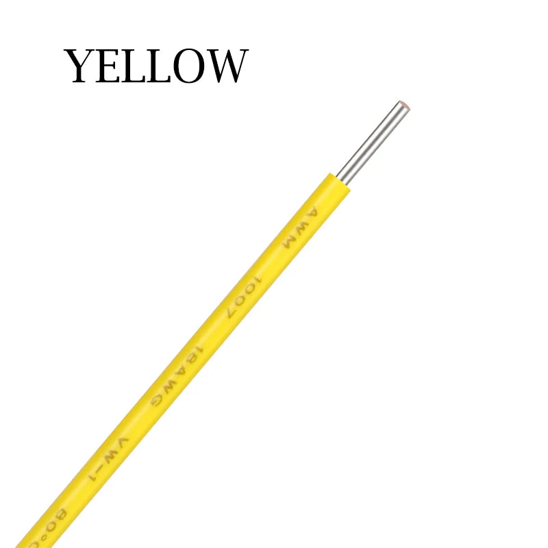 2~50m Copper Wire LED Cable 26 24 22 20 18 16 14 AWG Solid Line PVC Insulation Tinned Plating Single Core 1007 Electric Line