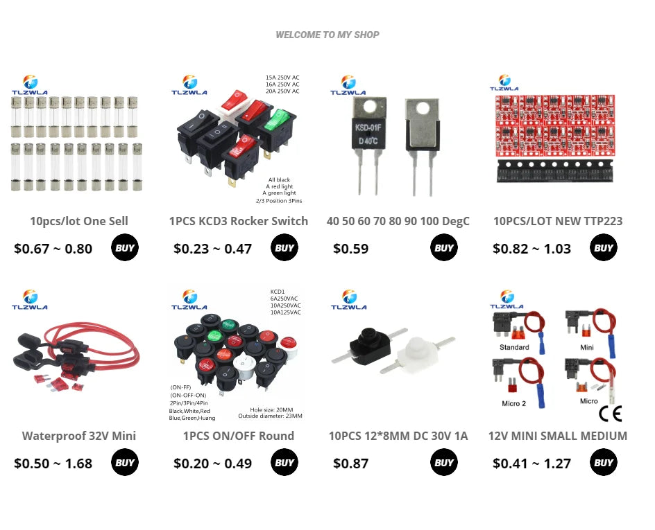 20PCS Highly Sensitive Vibration Spring Switch