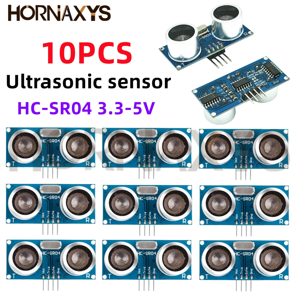 Ultrasonic Distance Sensor Module  HC SR04 Distance Sensor For Arduino 3.3V-5V 1 to 10 Pieces