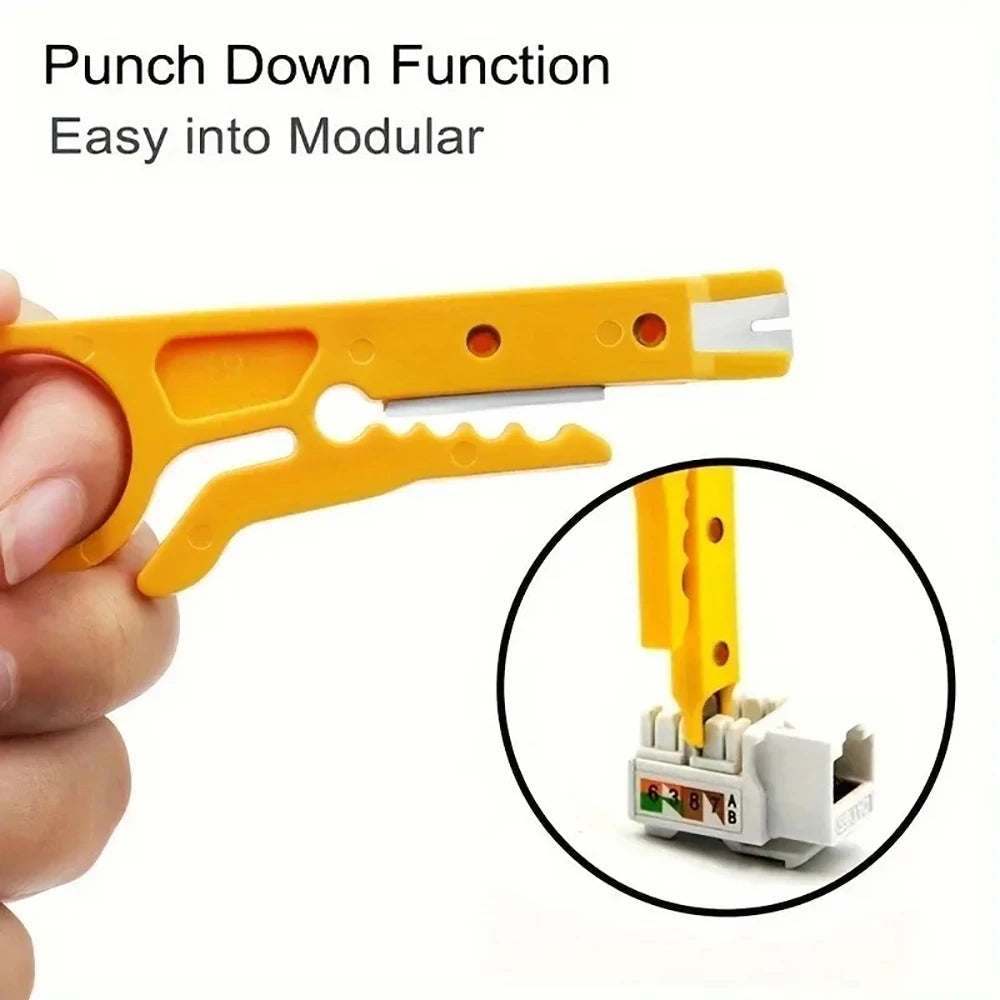 Multifunctional Wire Stripper Cutter Crimper Pliers Hand Tool For Wire Stripping Cutting  Crimping Electrician Circuit Repair