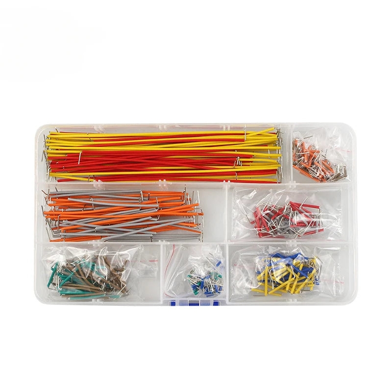 140-840Pcs Preformed Breadboard Jumper Wire Kit 14 Lengths Assorted for Breadboard Prototyping Circuits DIY Electronic Kit