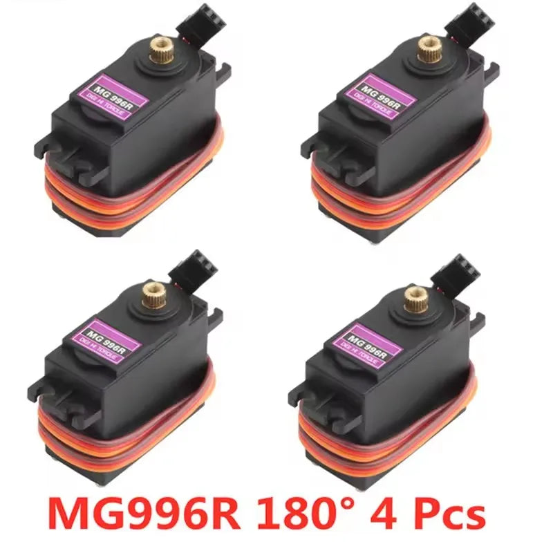 1/2/4pcs MG996R 4.8-6.0V Digital Servo with Metal Gear for Futaba JR 1/8 1/10 RC Car Helicopter Robot Boat Arduino UNO DIY