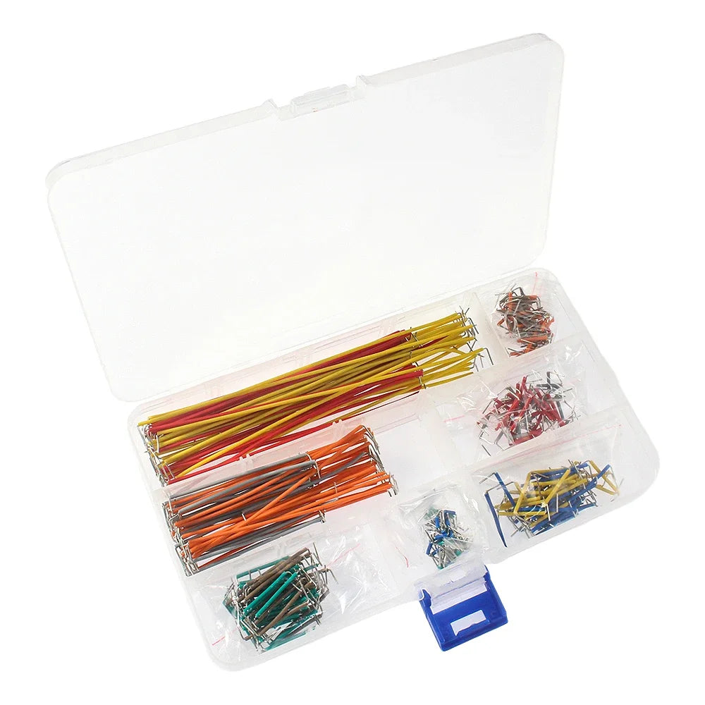 140-840Pcs Preformed Breadboard Jumper Wire Kit 14 Lengths Assorted for Breadboard Prototyping Circuits DIY Electronic Kit