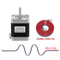 Usongshine All Nema17 Stepper Motor 17HS4401 42Motor 17HS4023 motor 42BYGH Motor 4Lead for CNC Laser Engraver 3D Printer