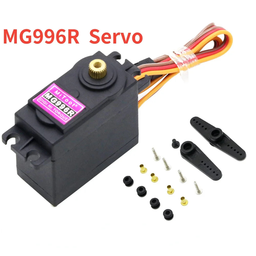 1/2/4pcs MG996R 4.8-6.0V Digital Servo with Metal Gear for Futaba JR 1/8 1/10 RC Car Helicopter Robot Boat Arduino UNO DIY